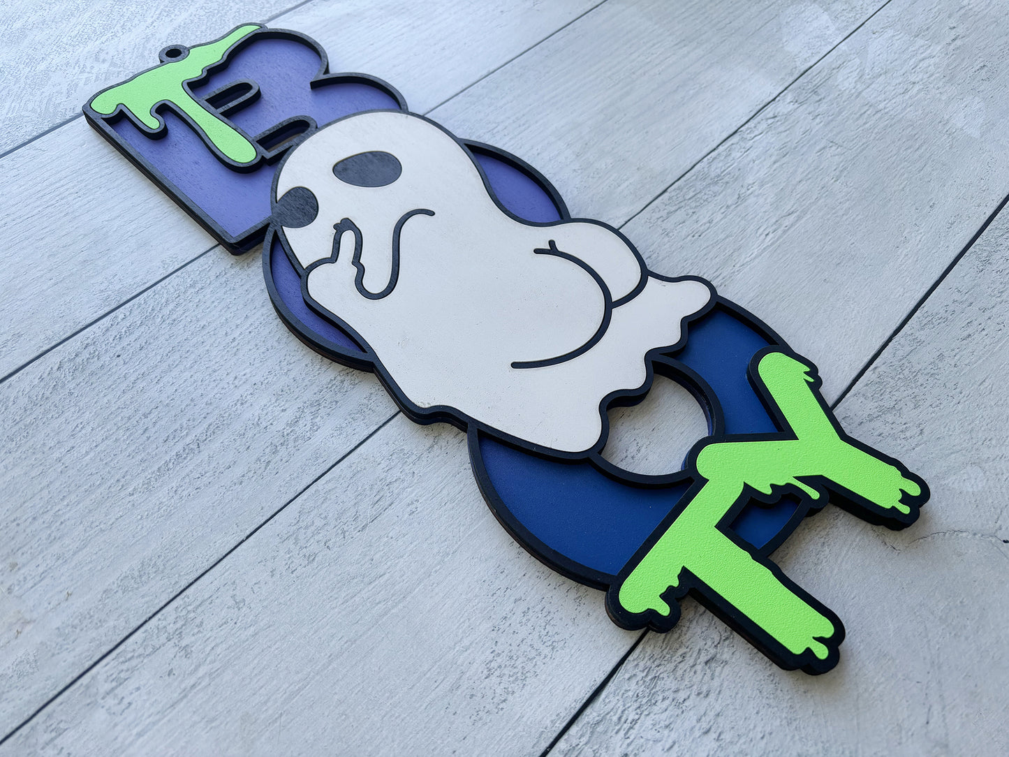Boo-ty Ghost Boo Sign