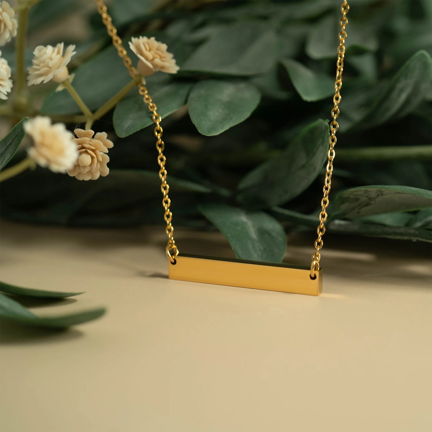 Stainless Steel Bar Necklace