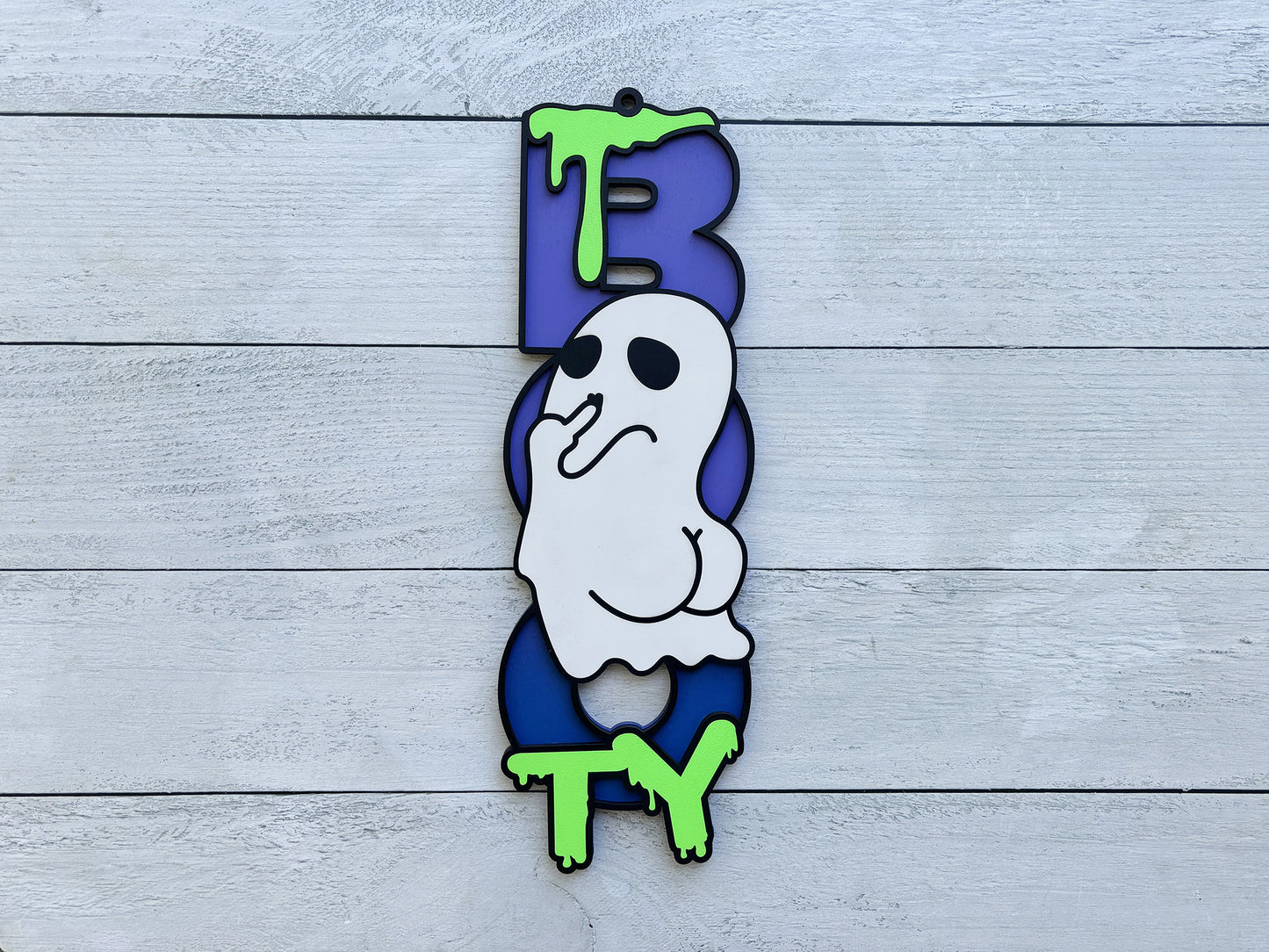 Boo-ty Ghost Boo Sign