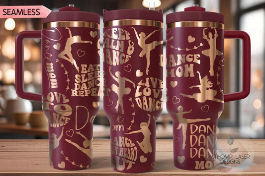 Dance Mom Eat Sleep Dance 40oz Tumbler