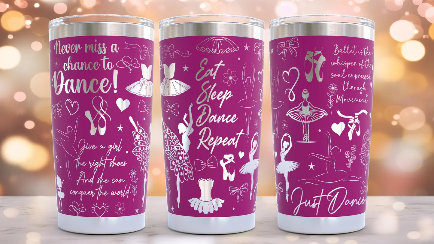 Eat Sleep Dance 20oz Tumbler