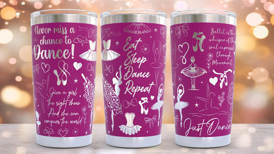 Eat Sleep Dance 20oz Tumbler