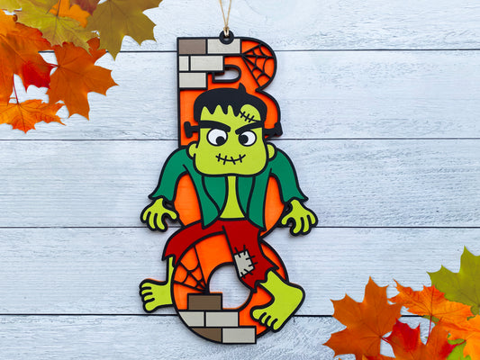 Frankenstein Door Hanger