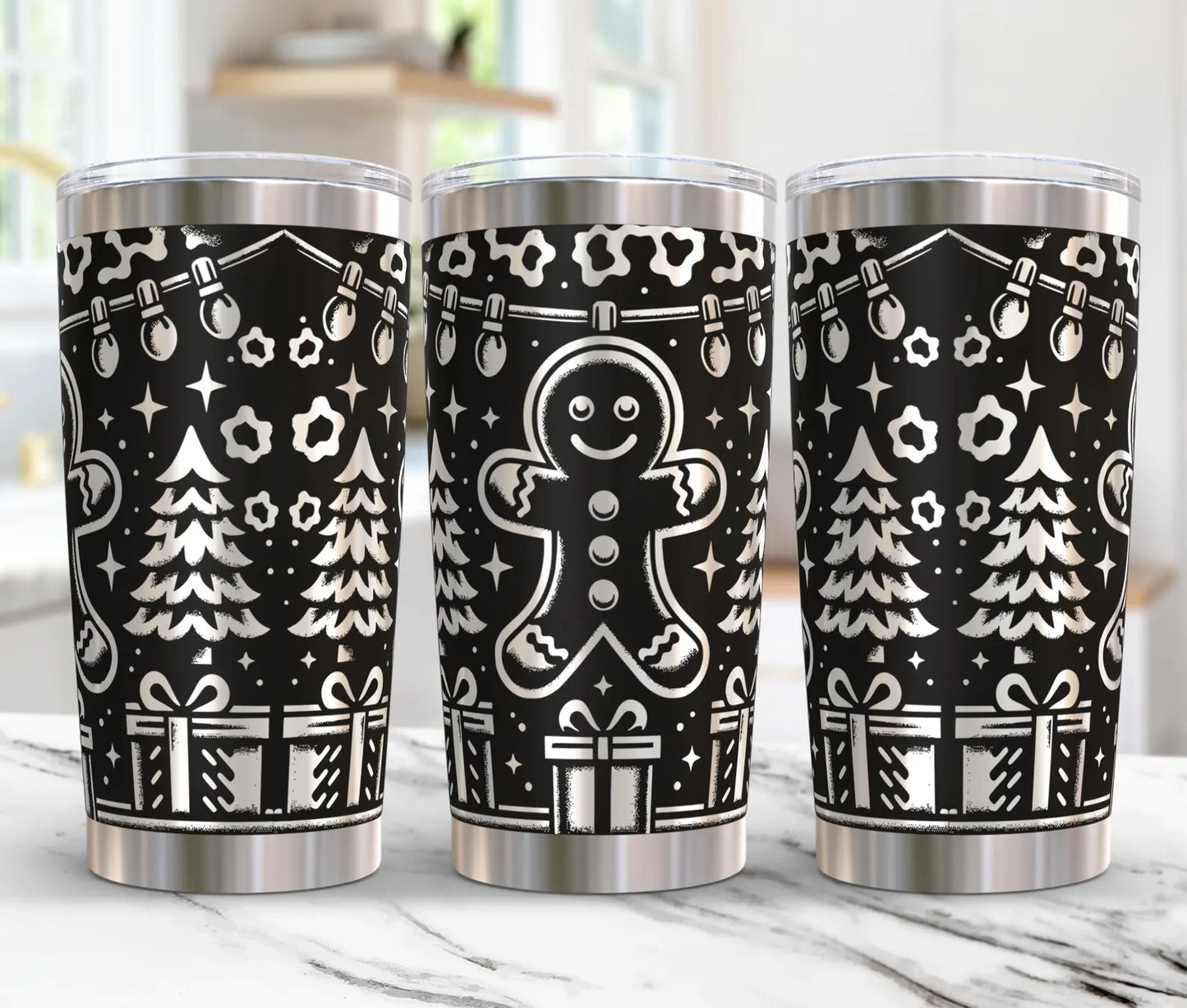 Gingerbread Man 20oz Tumbler
