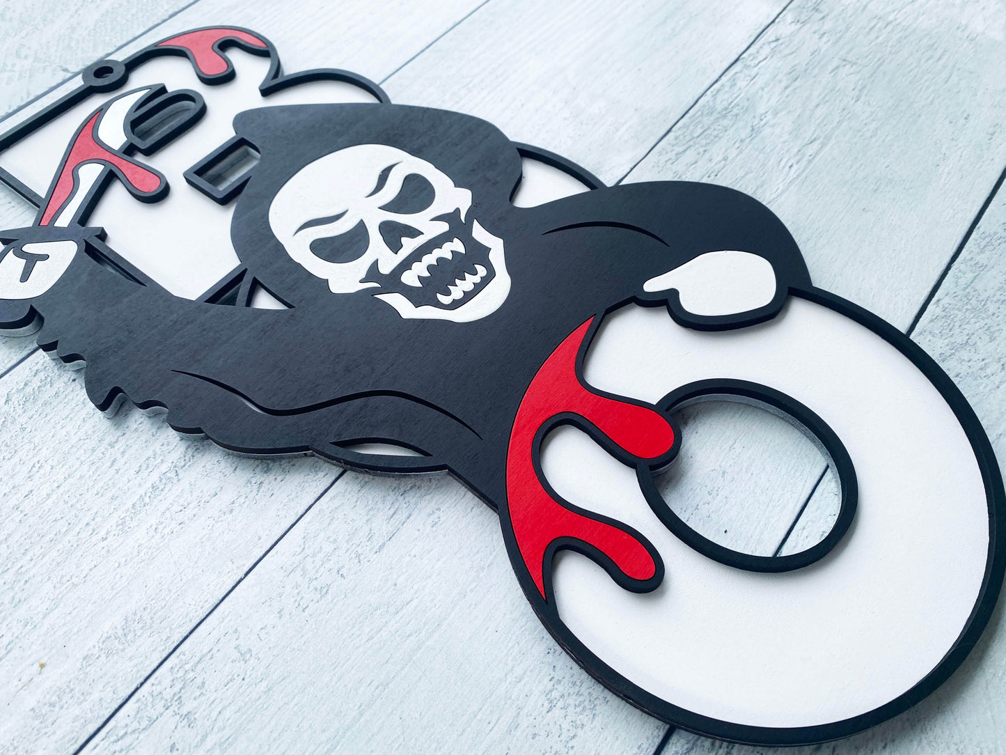 Grim Skull Door Hanger