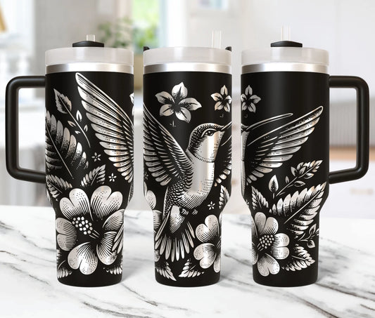 Hummingbird 40oz Tumbler