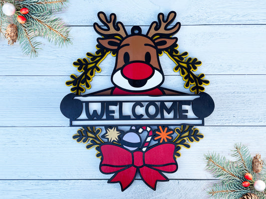 Rudolph Welcome Sign