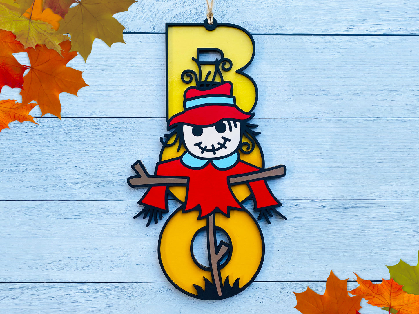 Scarecrow Door Hanger